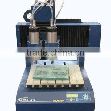 Suda Speedy Desktop cnc router--SD3025S with two spindle head