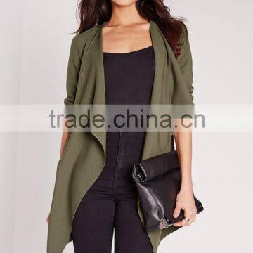 outdoor women cheap khaki thin outer layer waterfall jacket