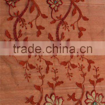 wholesale guangzhou african beaded embroidery dry lace fabric