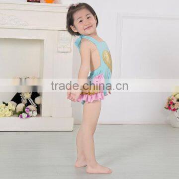 Newest Baby Products Cute Kids Ruffled Lace Petti Rompers for Girls photo-3