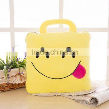 Top Sale Original Travel Emoji 2 in 1 Pillow Blanket photo-2
