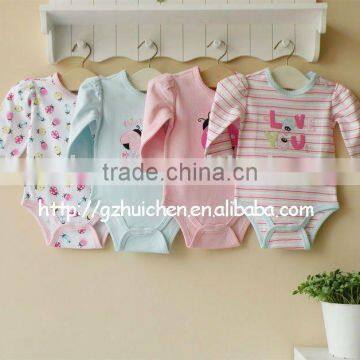 2011 autumn mom and bab baby clothes 100% cotton embroider long sleeve bodysuit