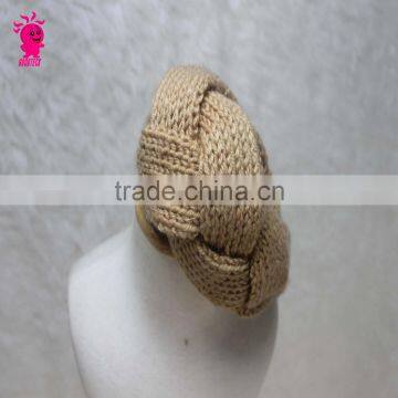 Winter Warm Lady's Nice Crochet Flower Ear Hairband Headwrap Knitted Headband photo-2