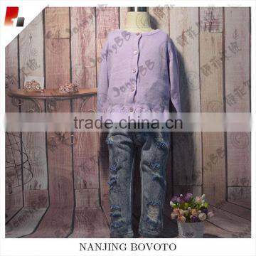 Purple fashion children sweater