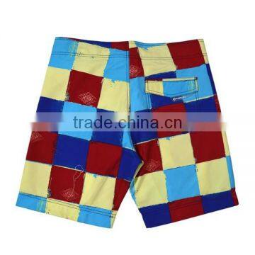 Men Summer Wear Male Tartan Print Shorts