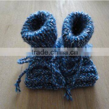 Cute Baby Shoes Crochet Woolen Warm Shoes Winter Infant Toddlers Indoor Knitted Shoes photo-2