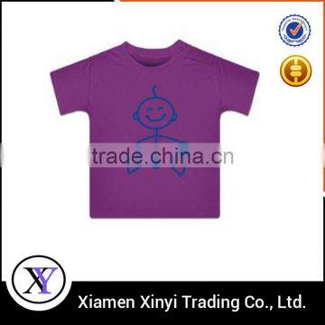 Bulk custom cheap funny soft cotton kids t-shirts printed
