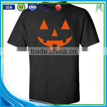 High Quality Orange and Black 100% Polyester Custom Halloween Printing t Shirt and Hoodies photo-2