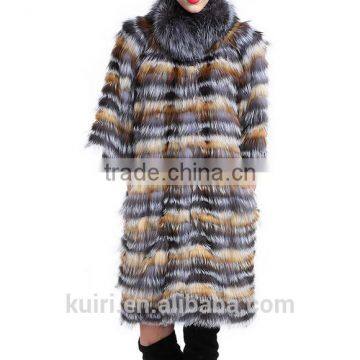 PC-257 Brand Elegant Style Women Winter Coat Real Fox Fur Coat photo-2