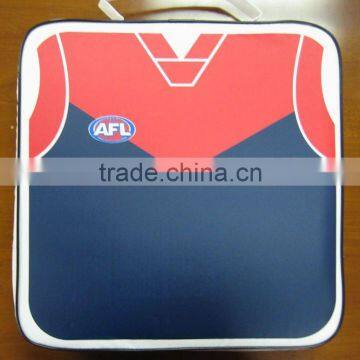 printed stadium seat cushion