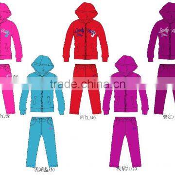 Girl's Knit Leisure Wear Set Wholesale Lot photo-2