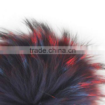Myfur Customized Real Raccoon Fur Pompom Detachable Hat Pom Poms photo-3
