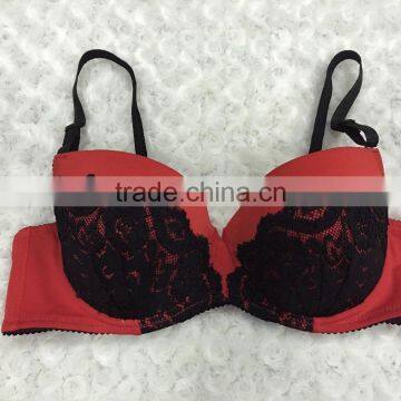 Sexy elegant bra mesh push up breathable 2016 new arrival with low price