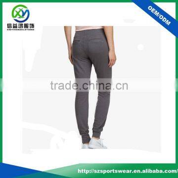Hot Selling Grey Color Womens Polyester Good Stretch Gym Yoga Pants Jogger Pants photo-2