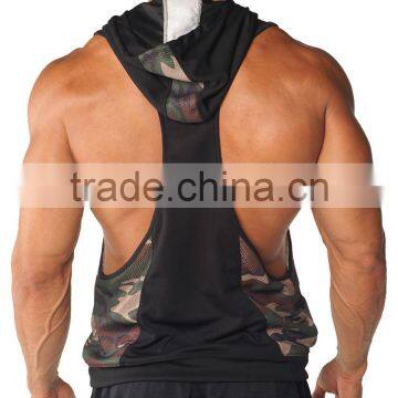 Hot Sale Sports Men's Body Building Hoodie Wear Custom Gym Singlets photo-6
