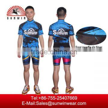 High quality Popular Cycing Wear Cool Sublimation Custom Bib Cycling Jersey Shorts For Men