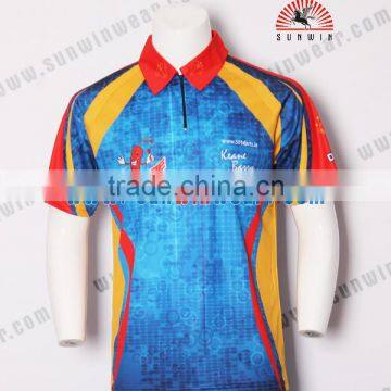 Dry Fit Sublimation Print Dart Shirts Men Jersey photo-5
