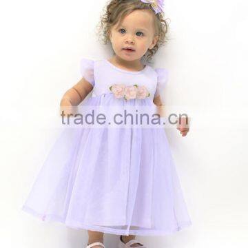Latest Baby Dresses Including Headband Fluffy Girl Dress Cute Toddler Clothing CS90421-64