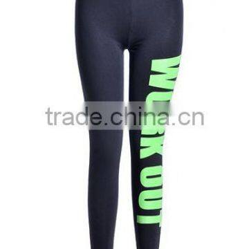 Words Digital Print Women Fitness Gym Leggings photo-2