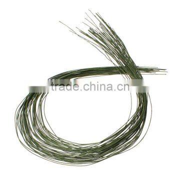 DIY Handcraft Supply Artificial Floral Wire Flower Stem Green 60.0cm x 0.7mm, 100 PCs