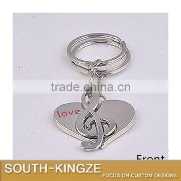 Lover Music Note Hearts Keychain photo-3