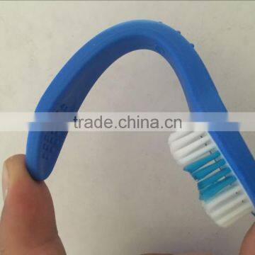 soft rubber handle prison toothbrush