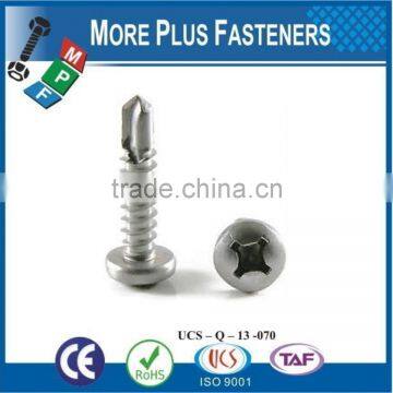 Made in Taiwan Phillips Recessed Pan Head Sheet Metal Self Drilling Screw Pan Head Phillip Self Drilling Screw photo-2