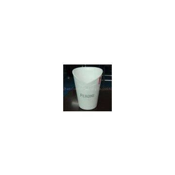 PP material 5mm thickness  frosted surface champagne ice buckets for wine