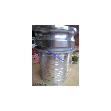 Aluminum camlock coupling Type E hose end machined