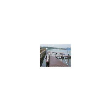 wood&plastic composite floating docks