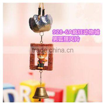 Wholesale Zootopia Vinyl Toy alloy crafts Anime Windbell Wind Chime