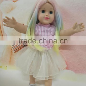 Hot sell 18 inch girl doll for retail