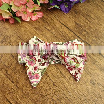 2016 New Fashion cotton knot messy bow baby girls headband