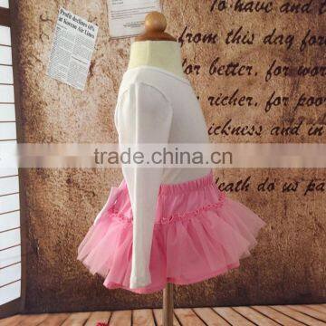 Baby Girls' 100% Cotton Ballet Triple Layer Tulle Dance Pettiskirt photo-3