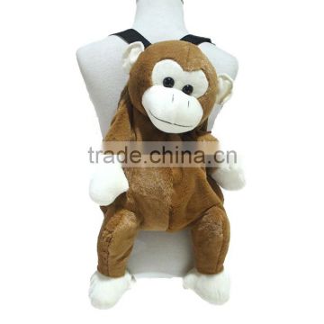 New item AC2026 cute back bag for children monkey back bag children animal back bag