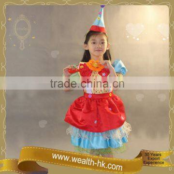 Colorful Halloween Clown Costume