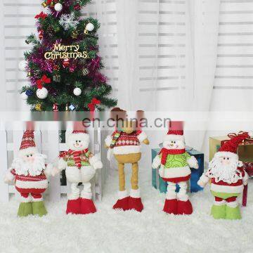 Creative Christmas Gifts Flexible Santa Claus Snowman Elk Doll