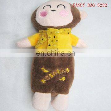 Custom Monkey shaped Pencil Bag cheap Wholesale