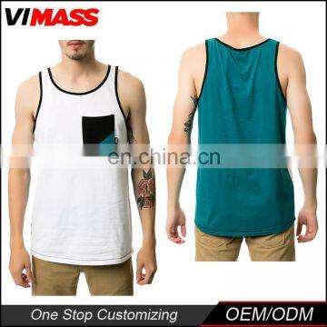 Custom Latest Design High Quality Men's Tank Top