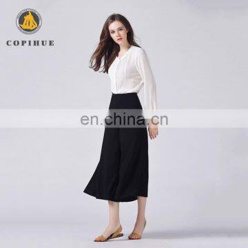 ISO 9001 Factory Comfortable Casual Women Loose Wide Leg Pants photo-6