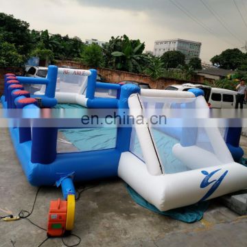 Excellent quality inflatable football pitch,inflatable soccer ball field,inflatable soap soccer field