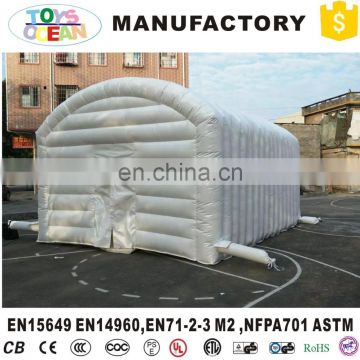 White inflatable cube tent, outdoor party wedding event cube tent for sale