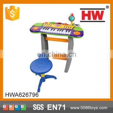 Hot Sale Musical Toy For Kids Toy Piano With Microphone Plastic Toy Piano