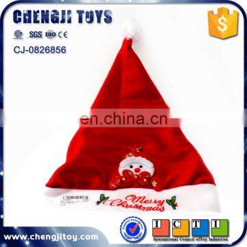 2016 hot sale party supplies santa claus xmas hat christmas cap