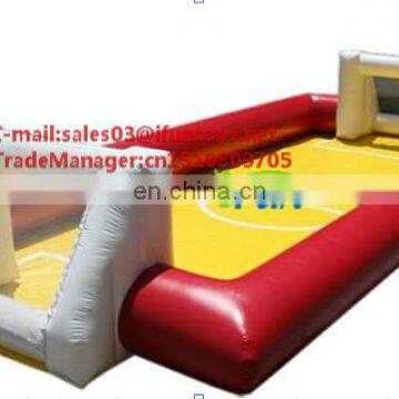 Inflatable Beach Soccer Bubble Football Field/ inflatable commercialsoccer field / quality yard football field