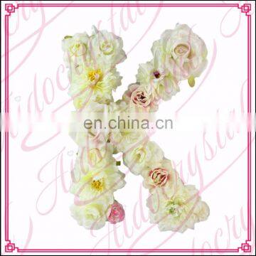 Aidocrystal Home Big Size Decorative Floral Letters 3D Letter K Flower alphabet letters