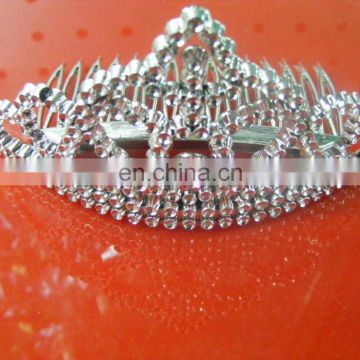 Carnival cheap children prom small princess mini plastic crown PH-0034