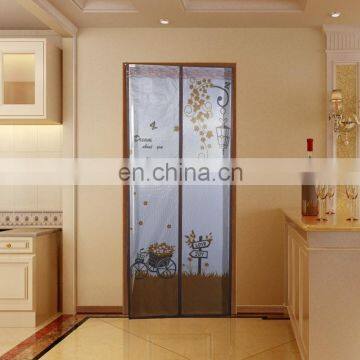 Anti mosquito curtain magnetic screen door