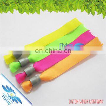 Environment Friendly Festival Woven Polyester Wristbands with Custom Events Letters/Name