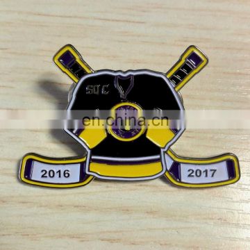 Metal custom enamel ice hockey pin